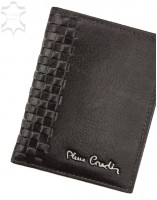 Pierre Cardin nahast meeste rahakott TILAK39 1810 RFID-ciemny brąz